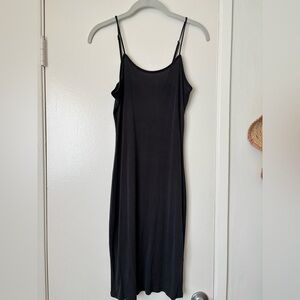 BP Gray Midi Slip Dress